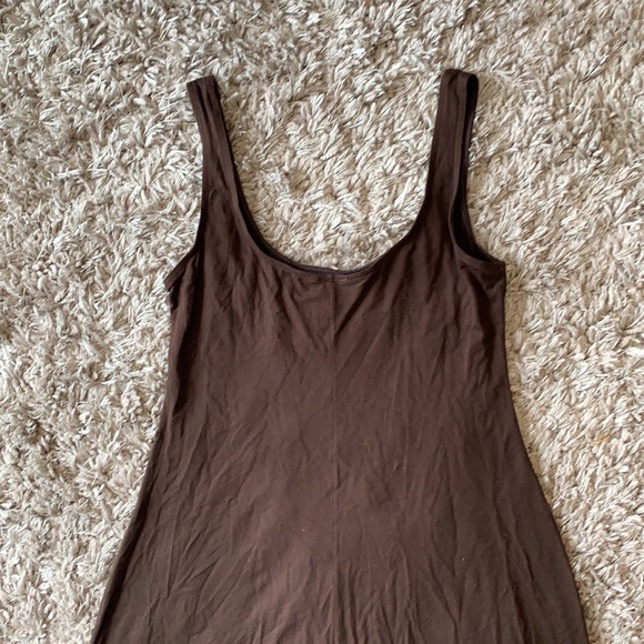 COSABELLA Brown Jersey Knit Maxi Dress - Picture 6 of 7